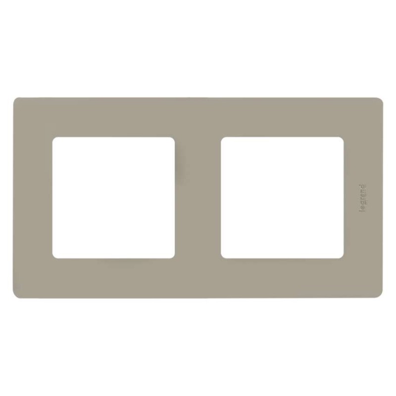 Legrand Niloé rámik dvojnásobný, šedá