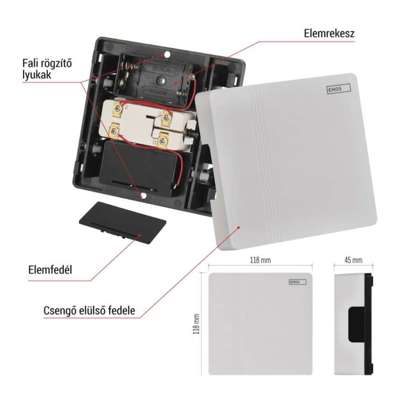 Vezetékes csengő P57101