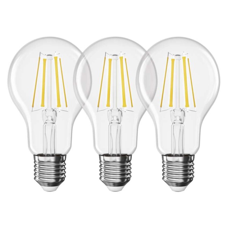 LED izzó Filament A60 / E27 / 5,9 W (60 W) / 806 lm / Meleg fehér