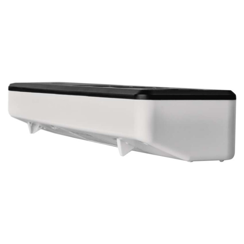 GoSmart Steckdosenleiste + Schalter - 2 m, 4 Steckdosen, USB, weiss-schwarz, PVC, 1,5 mm2