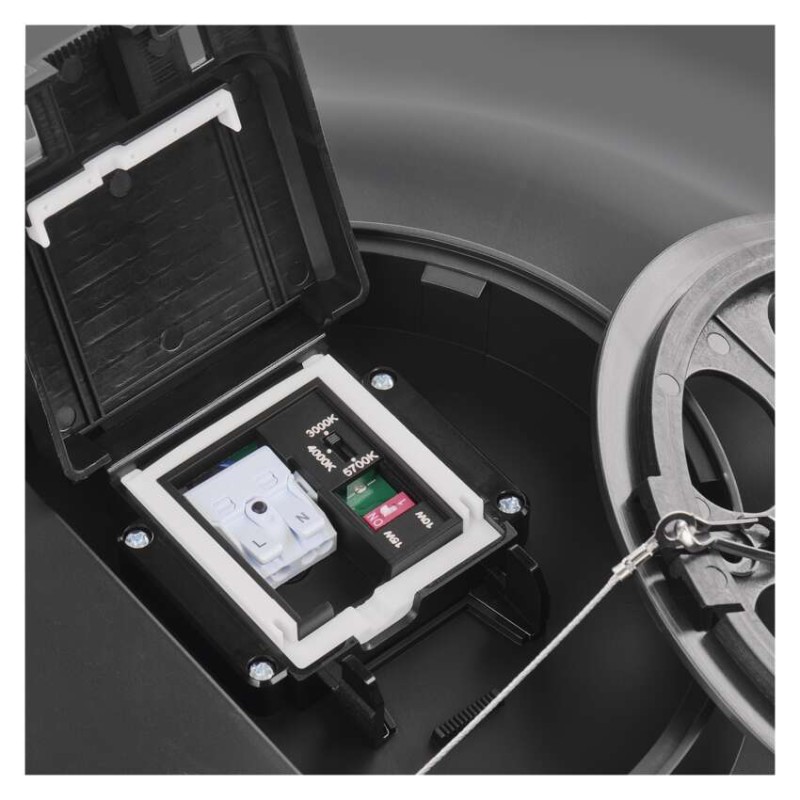 Oprawa LED natynkowa DIONI okrągła, czarna, 32W, CCT