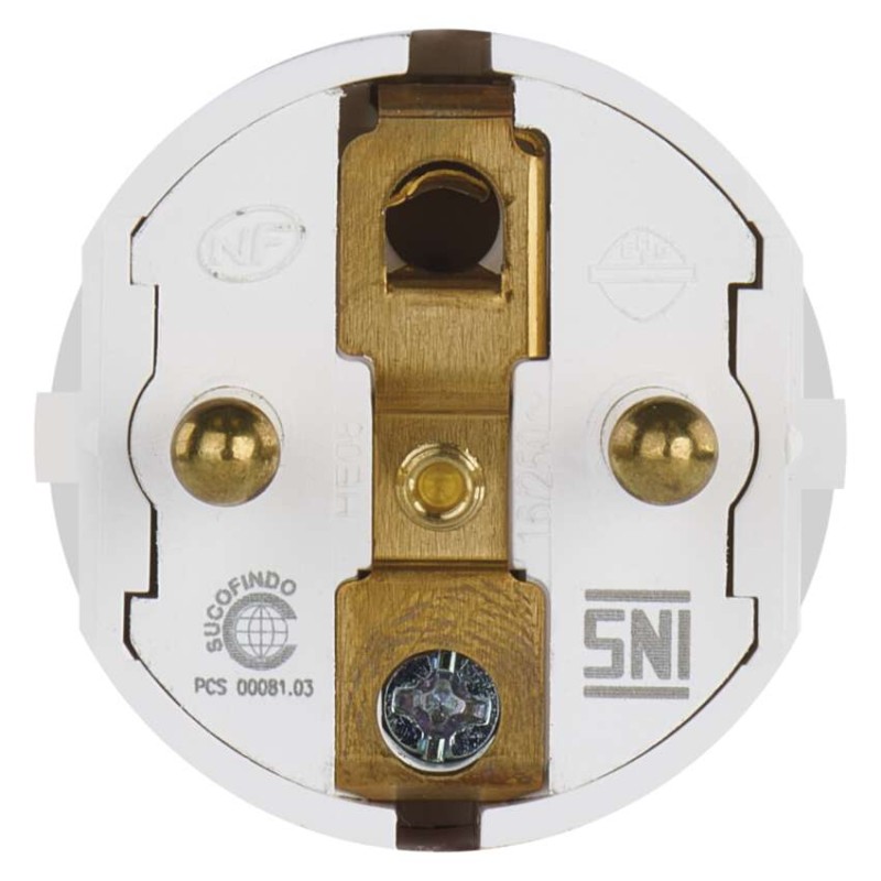 Legrand vidlice otočná, bílá