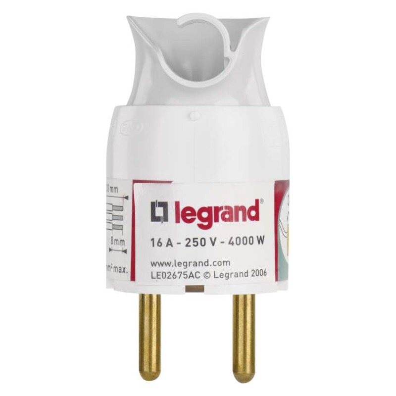 Legrand vidlice otočná, bílá