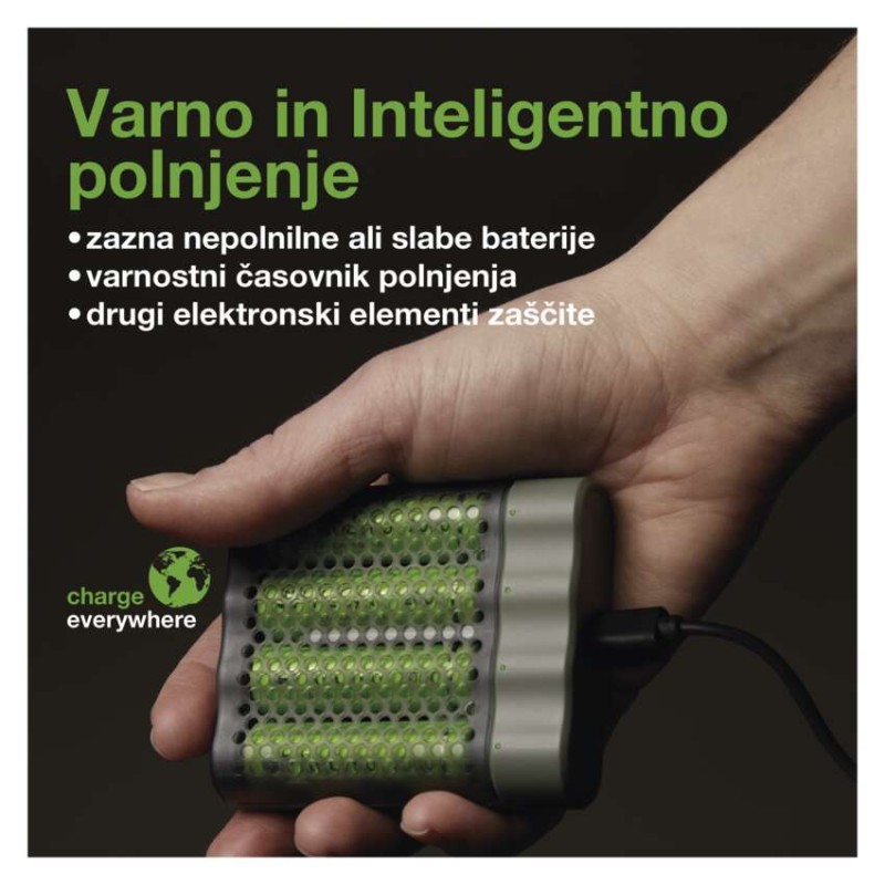 GP polnilec baterij Speed M451 + 4× AA ReCyko 2700