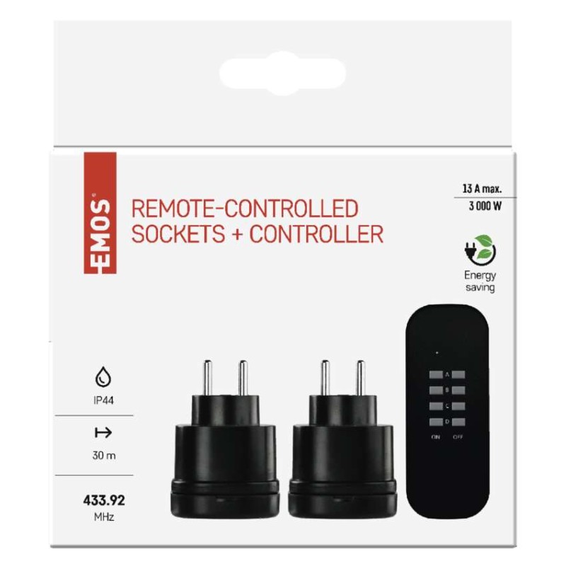 Gniazda na pilota IP44