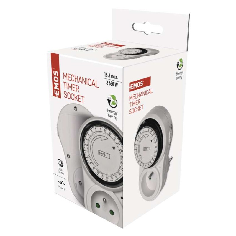 Časovač – mechanická spínacia zásuvka TF-16