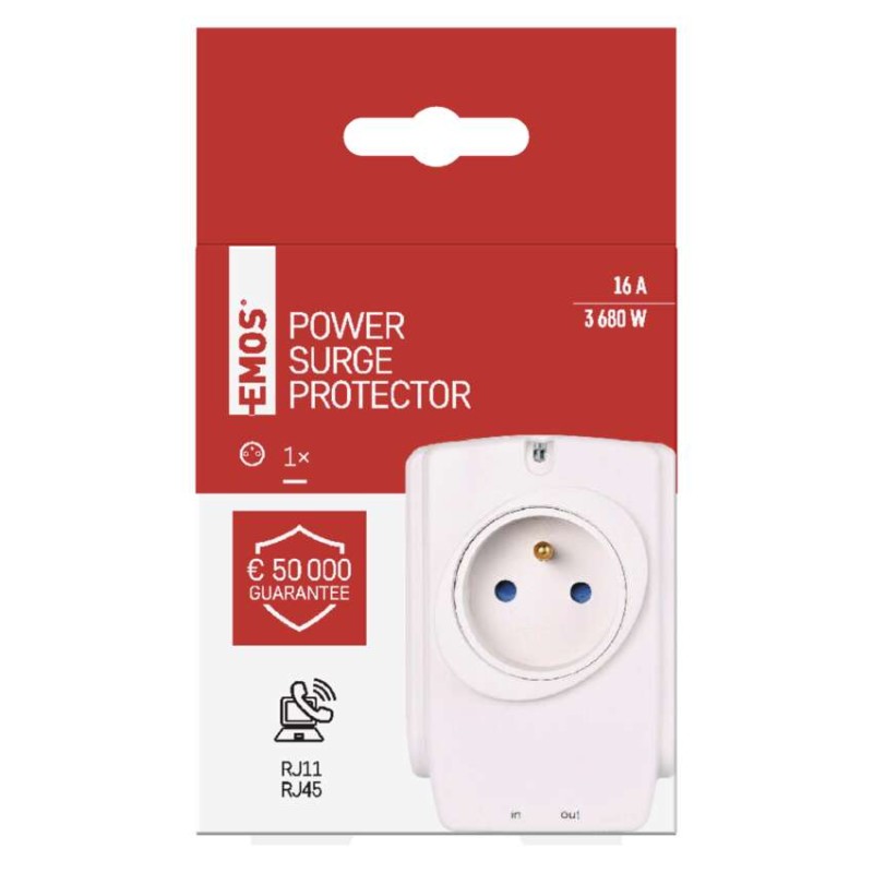 Přepěťová ochrana 918J – spojka, bílá