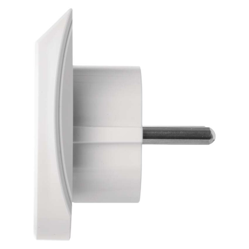 Universāls ceļojumu adapters Centrāleiropai, balts