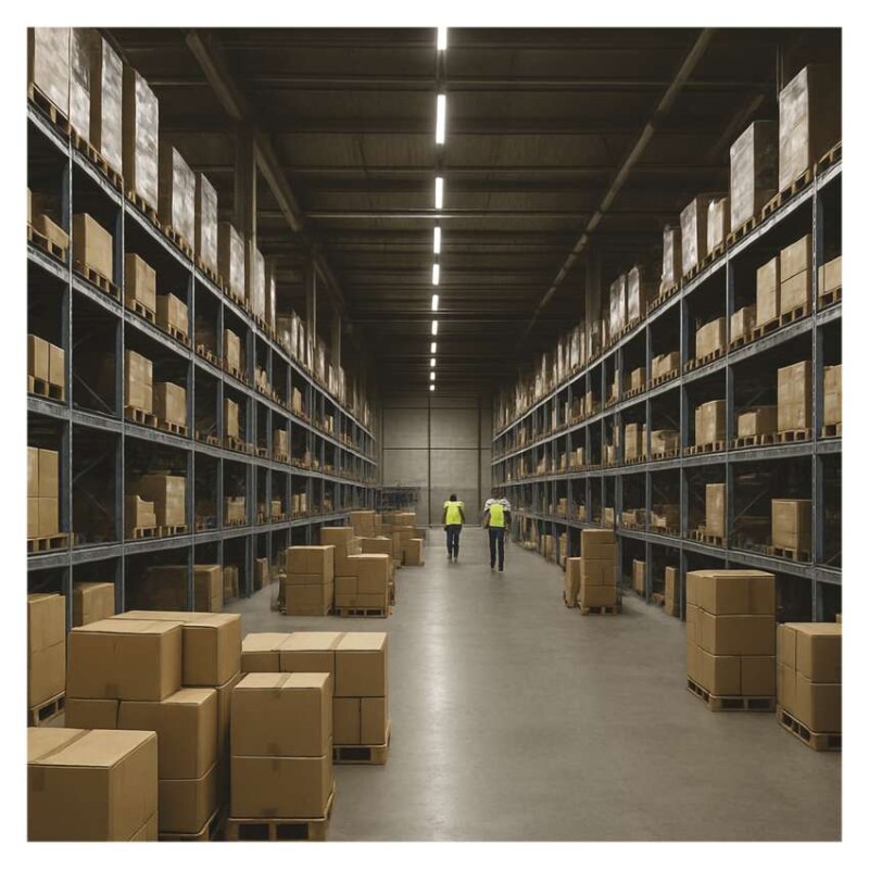 LED prachotěsné svítidlo DUSTY 50W neutrální bílá, 6500 lm, IP65