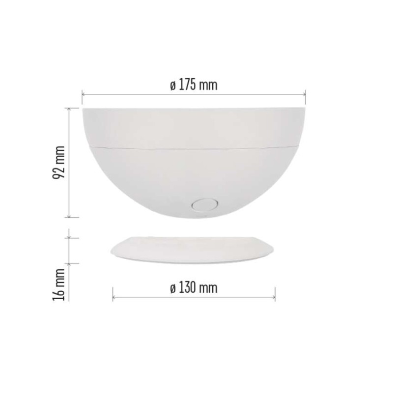 GoSmart LED ambientní lampa, bílá, teplá bílá–studená bílá/ RGB, WiFi