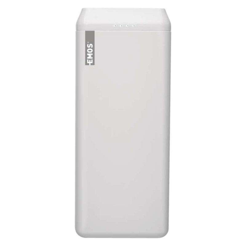 Powerbanka EMOS Alpha 20, 20000 mAh, bílá + kabel USB-C