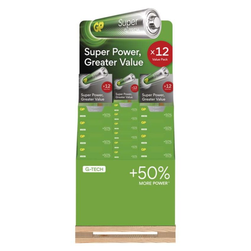 Alkalická baterie GP Super AA+AAA, 4032 ks