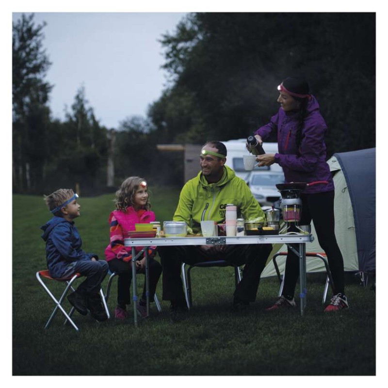 LED čelovka a světlo GP Everybody CH31, 40 lm, modrá