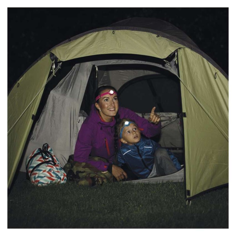 LED čelovka a světlo GP Everybody CH31, 40 lm, modrá