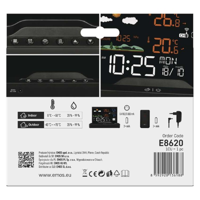 Stacja pogodowa E8620