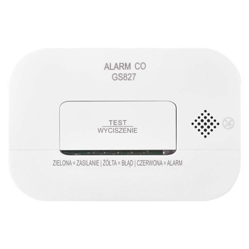Detektor tlenku węgla GS827 PL