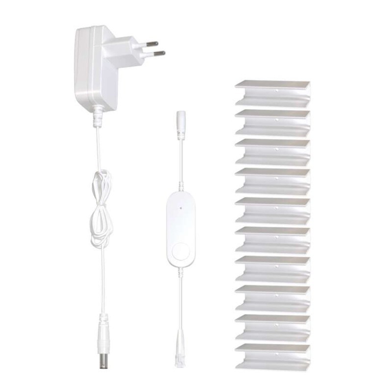 GoSmart Elastyczna taśma LED NEON biała, 3 m, 23 W, RGBIC ściemnialna, WiFi