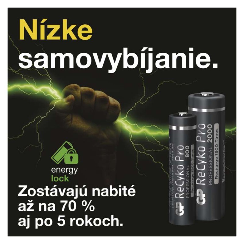 Nabíjacia batéria GP ReCyko Pro Professional (AA)