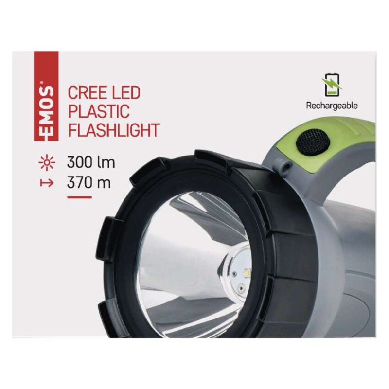 Latarka ładowalna LED CREE 5W, 300 lm 1400 mAh