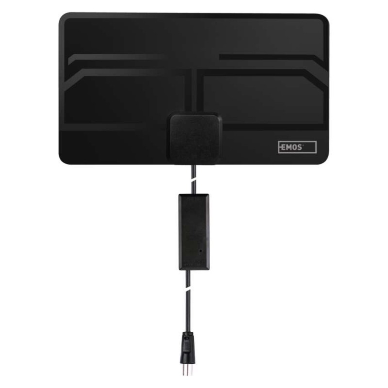 Vidaus antena EM-9023, 0–25 km, DVB-T2, DAB, LTE/4G filtras
