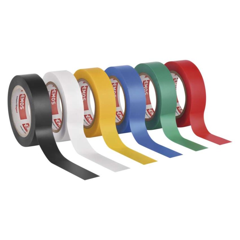 Izolační páska PVC 15mm / 8m barevný mix