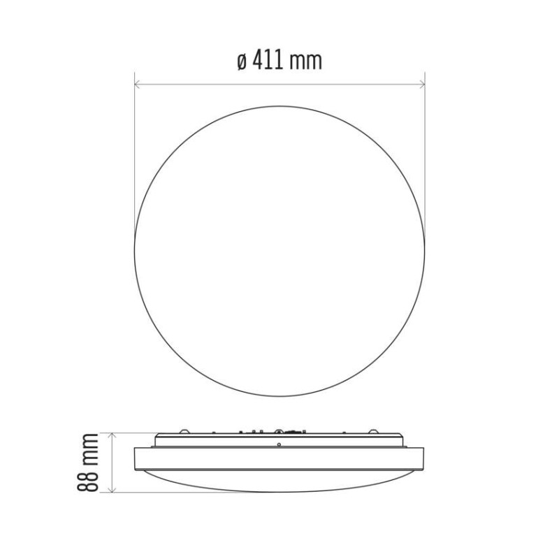 EMOS LED mennyezeti lámpa 21,5W dimm állítható színhőm.