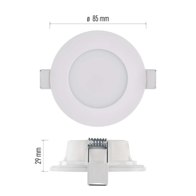 LED bodové svietidlo LORI 4,5W 345LM IP65 CCT bielá