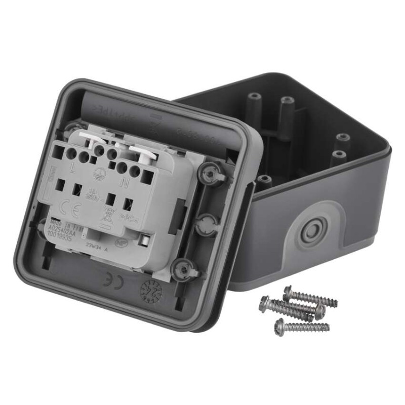 EMOS Cyklone zásuvka nástěnná IP55