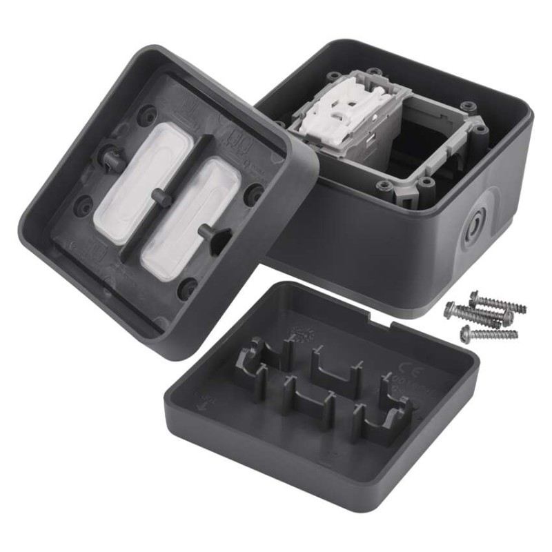 EMOS Cyklone ovládač tlačítkový 1/0 IP55