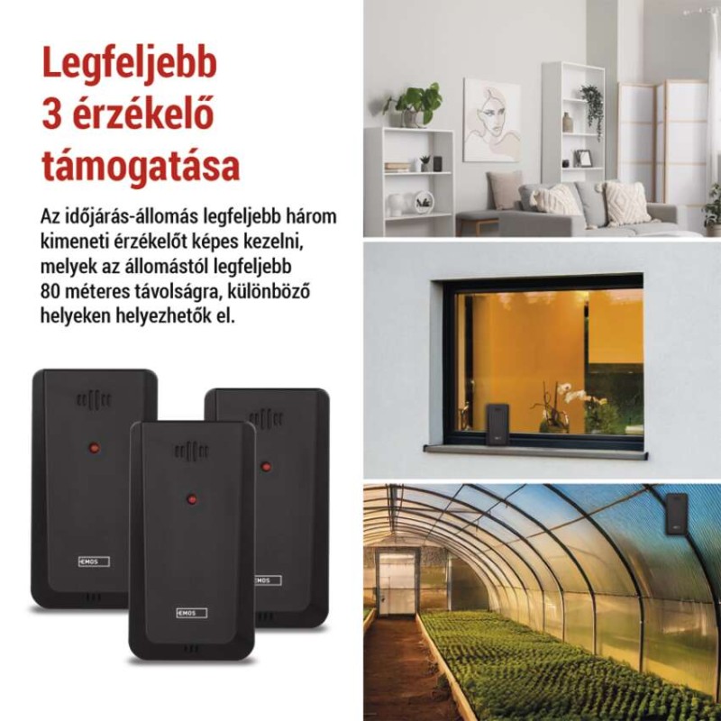 EMOS Meteorológiai állomás E8614