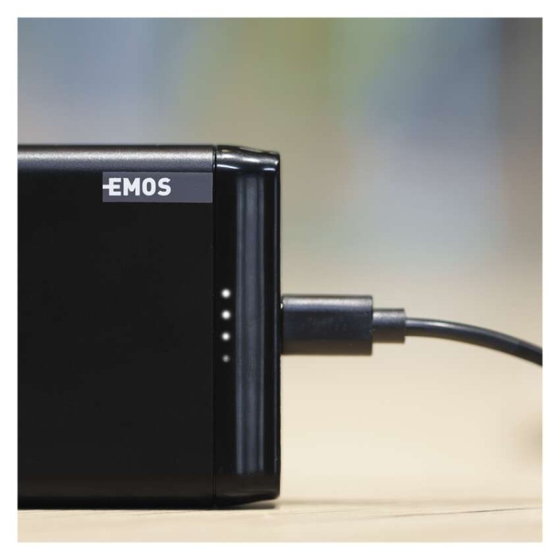 Powerbanka EMOS AlphaQ 10, 10000 mAh, 18 W, černá