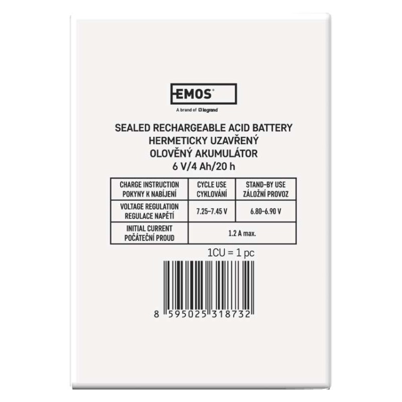 EMOS Ólom-savas akkumulátor (P2301, P2304, P2305, P2308)