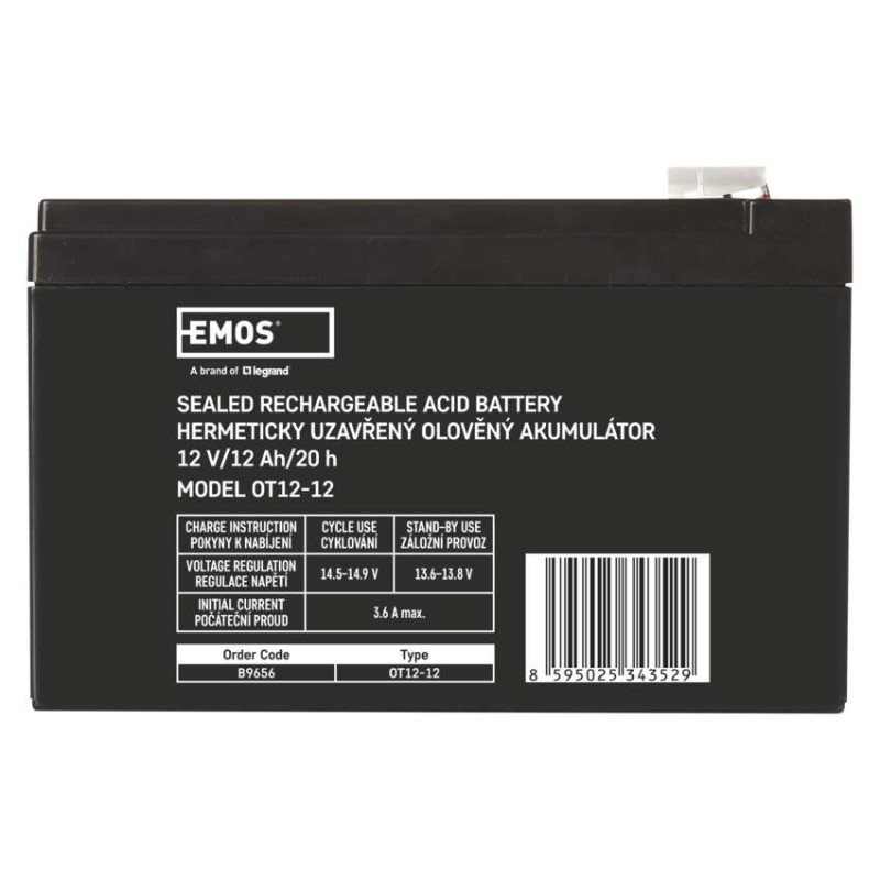EMOS Ólomakkumulátor 12V 12Ah