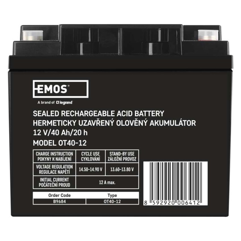 Akumulator AGM 12V 40Ah M6