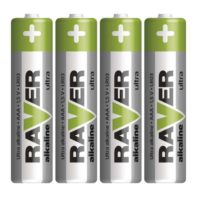 Bateria alkaliczna Raver Ultra Alkaline AAA (LR03) 4 szt.