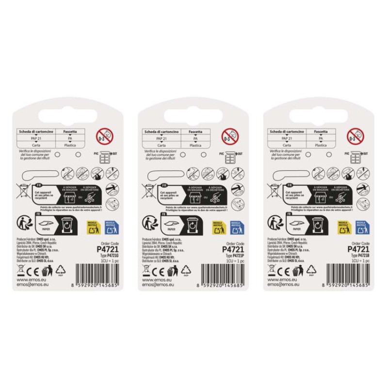 Brelok LED monsterki, 18 szt., display box