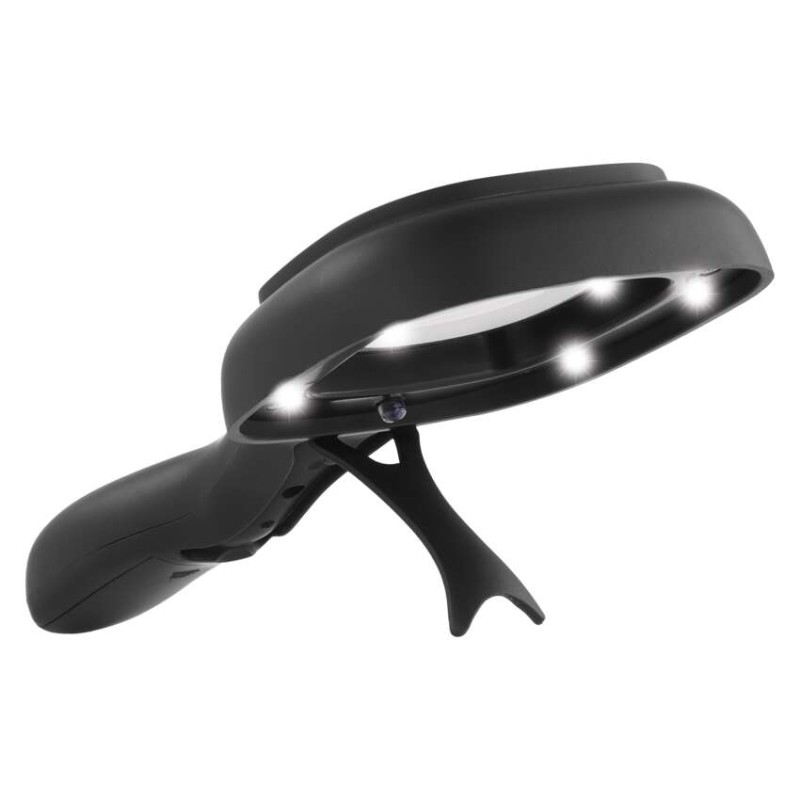 Kézi nagyító LED/UV megvilágítással, 10 db, dobozos kiszerelésben