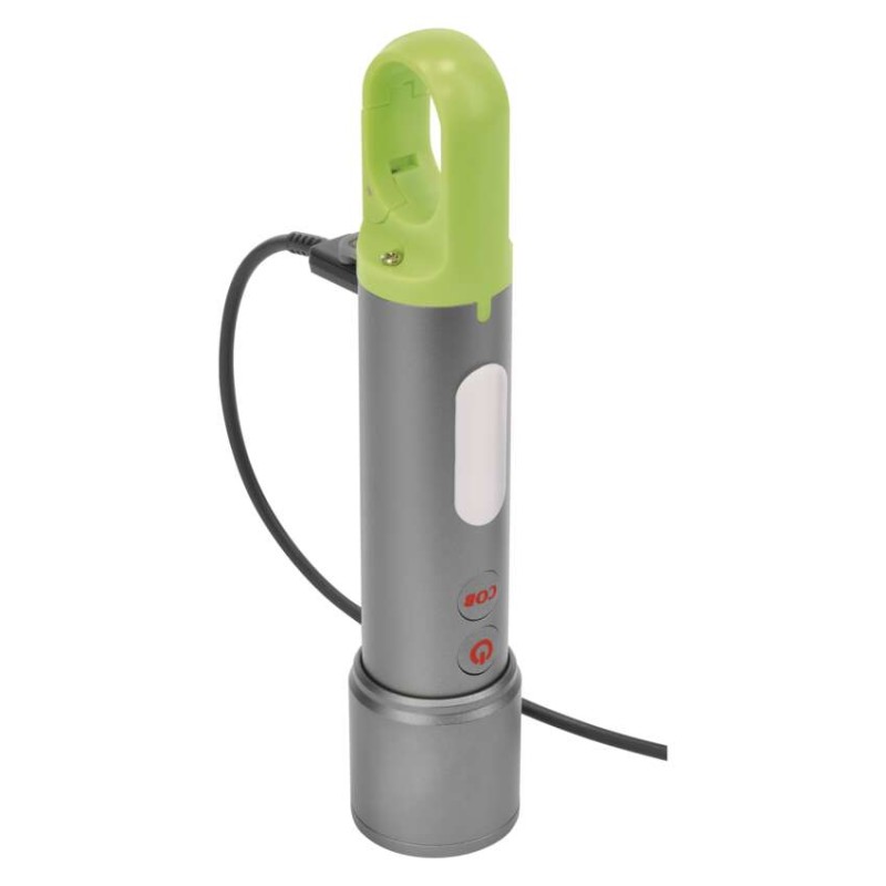 LED nabíjecí kovová svítilna, 600 lm, 1 200 mAh