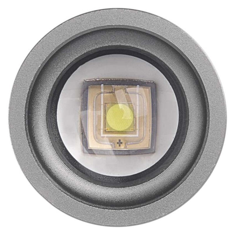 LED nabíjecí kovová svítilna, 600 lm, 1 200 mAh