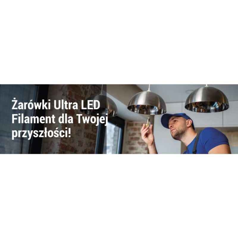 Żarówka LED Filament A CLASS A60 / E27 / 5 W (75 W) / 1 060 lm / neutralna biel