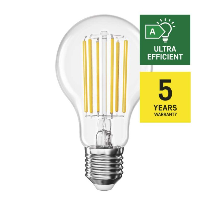 Żarówka LED Filament A60 A CLASS/ E27 / 7,2 W (100 W) / 1521 lm / neutralna biel