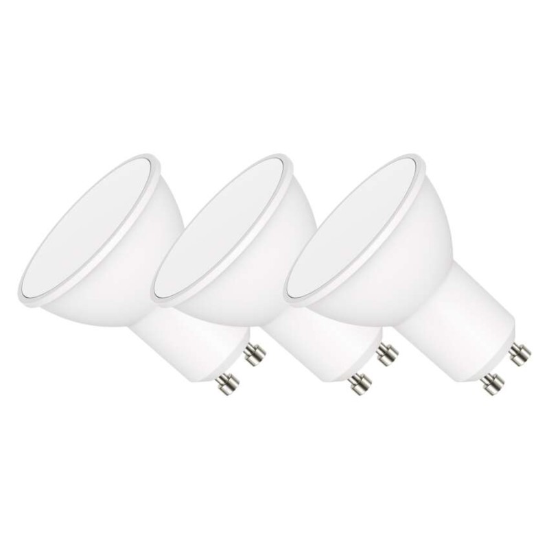 Zestaw GoSmart: 3x LED żarówka GU10 / 4,8W / RGB / ściemnialna / WiFi