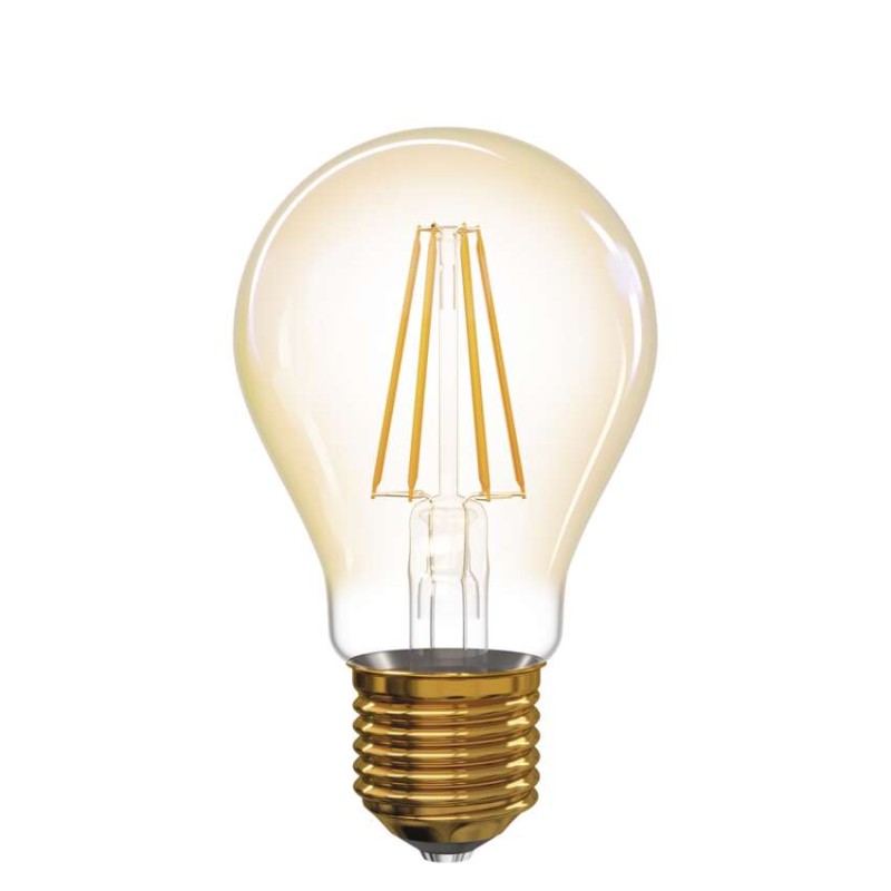 LED žárovka Vintage A60 / E27 / 4,3 W (35 W) / 400 lm / teplá bílá