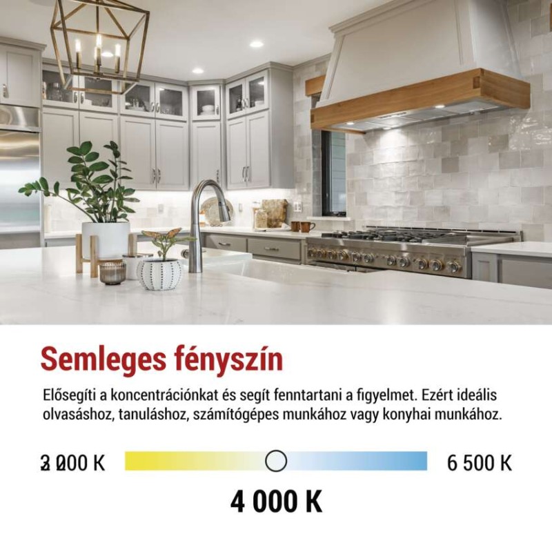 LED izzó Classic MR16 A CLASS/ GU10 / 3 W (40 W) / 535 lm / Természetes fehér