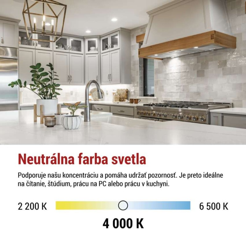 LED žiarovka Classic MR16 A CLASS/ GU10 / 3 W (40 W) / 535 lm / Neutrálna biela