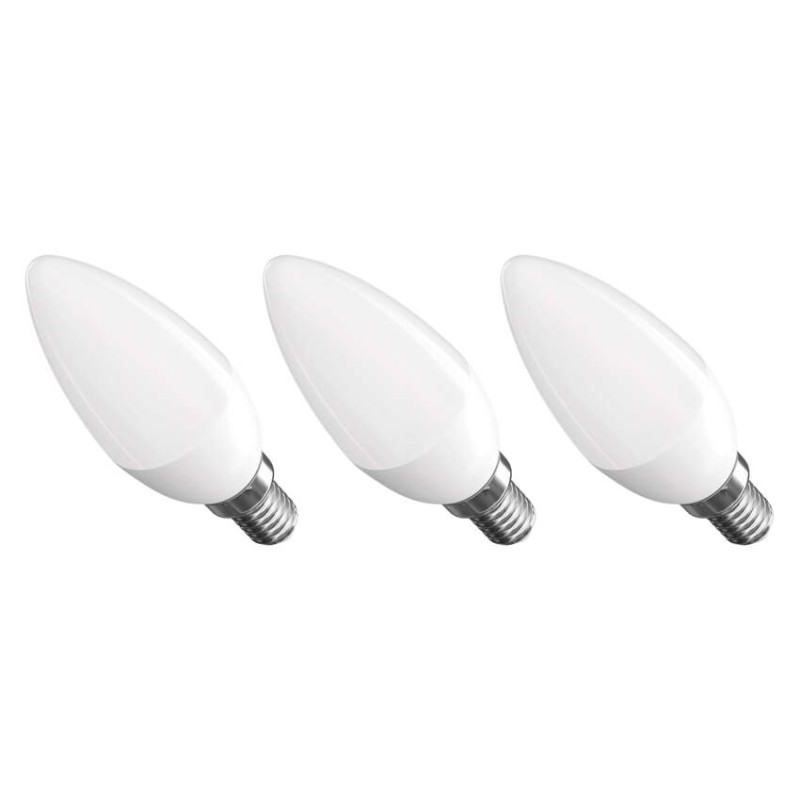 LED spuldze Classic Candle / E14 / 4,2 W (40 W) / 470 lm / Silti balta
