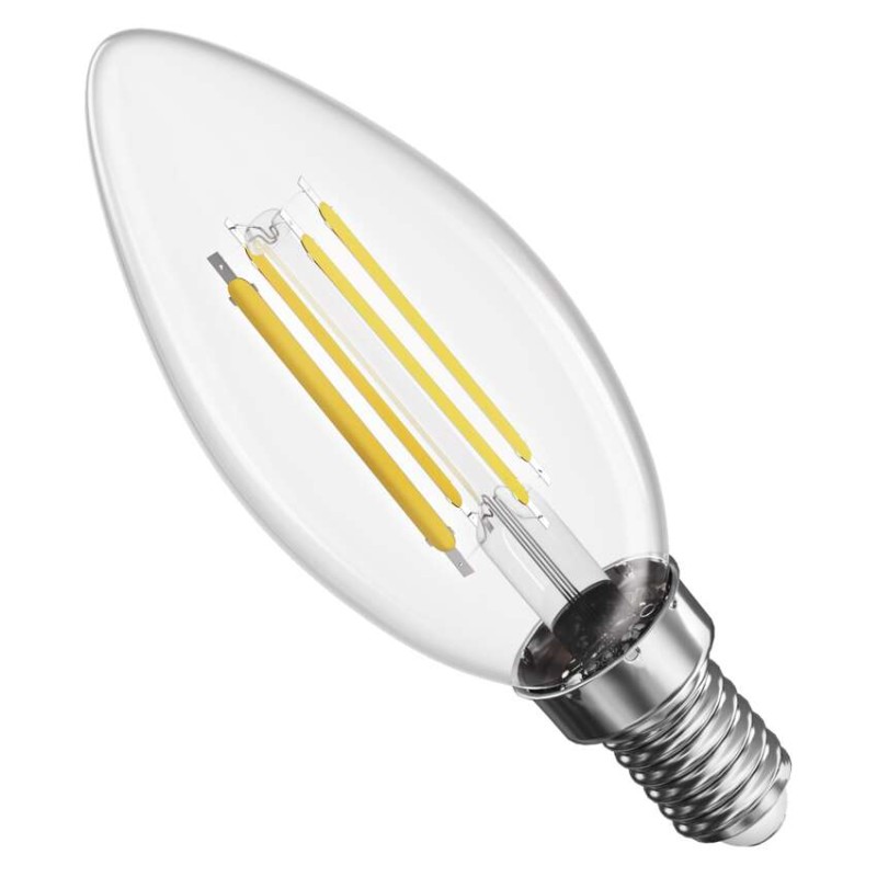 LED žárovka Filament svíčka / E14 / 5,9 W (60 W) / 806 lm / teplá bílá