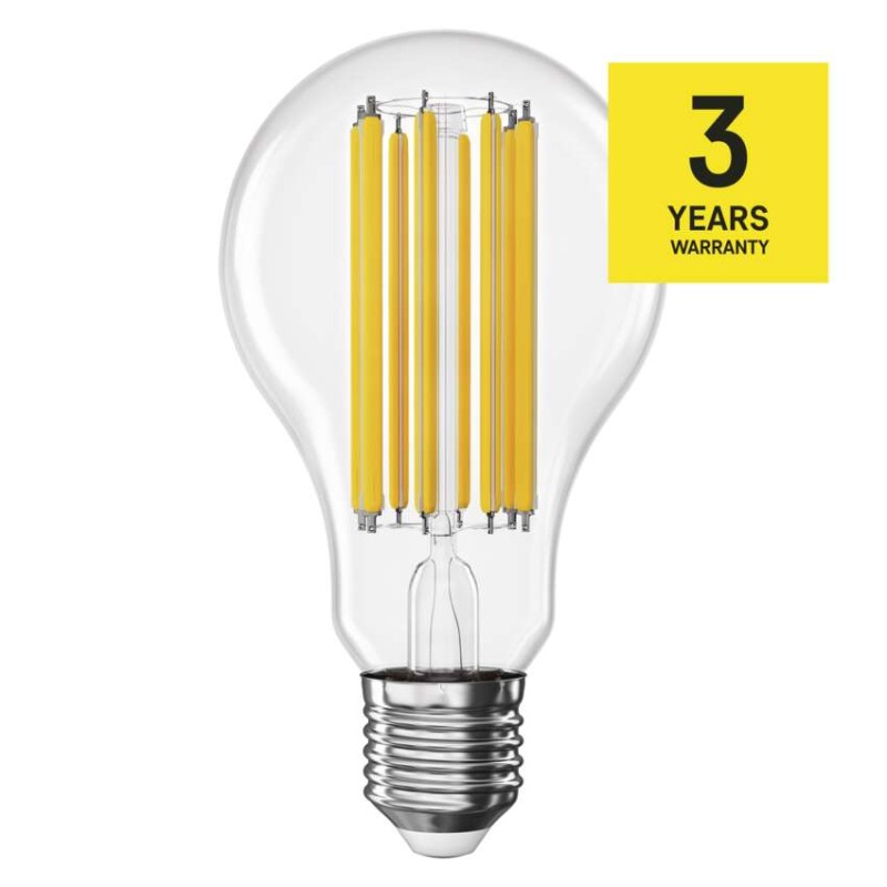 LED žárovka Filament A70 / E27 / 18 W (150 W) / 2452 lm / teplá bílá