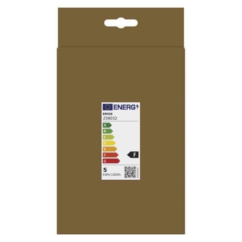 LED izzó Vintage G125 / E27 / 4,5 W (40 W) / 420 lm / Meleg fehér