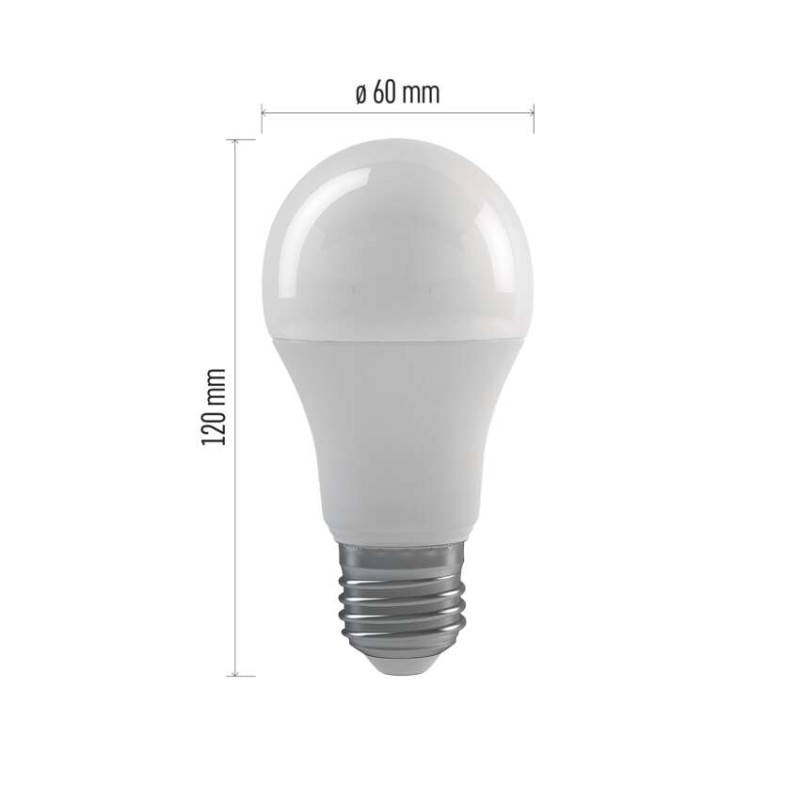 LED žiarovka Classic A60/ E27 / 10,5 W (75 W) / 1 060 lm / teplá b./krokovo stmievateľné